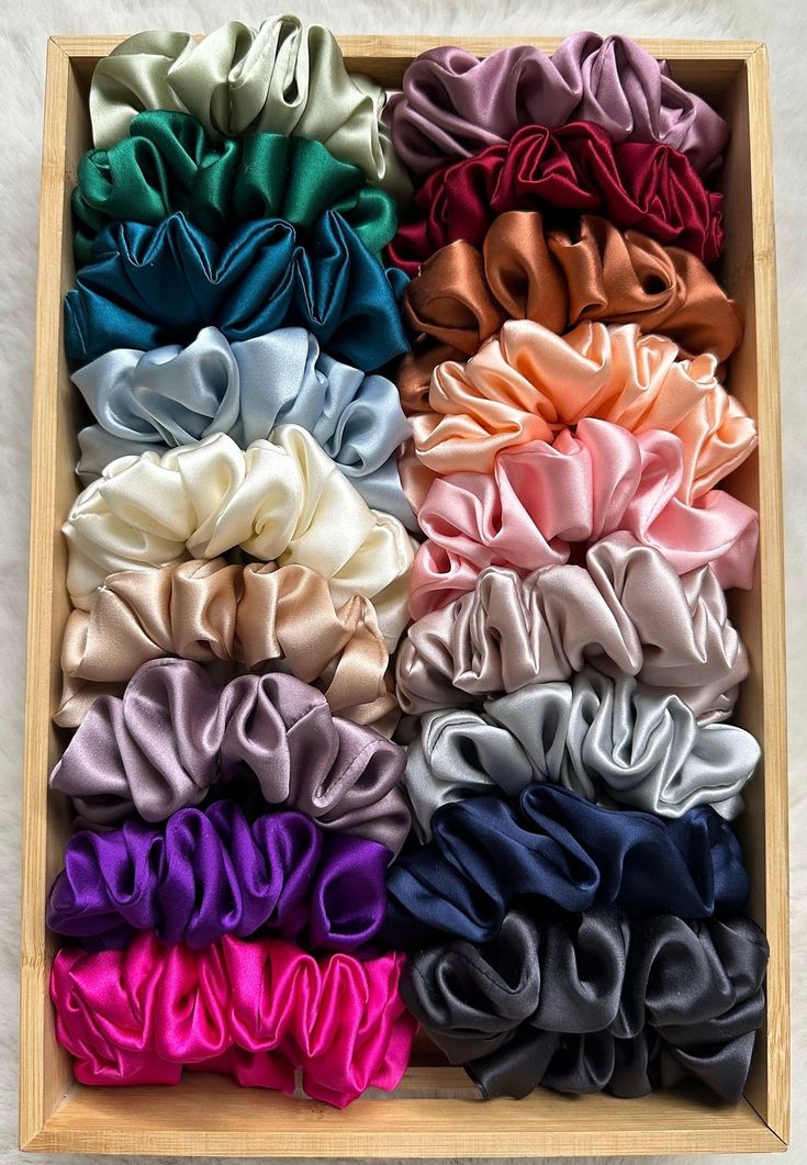 Scrunchies de satín