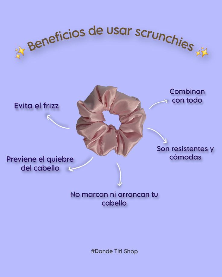 Scrunchies de satín